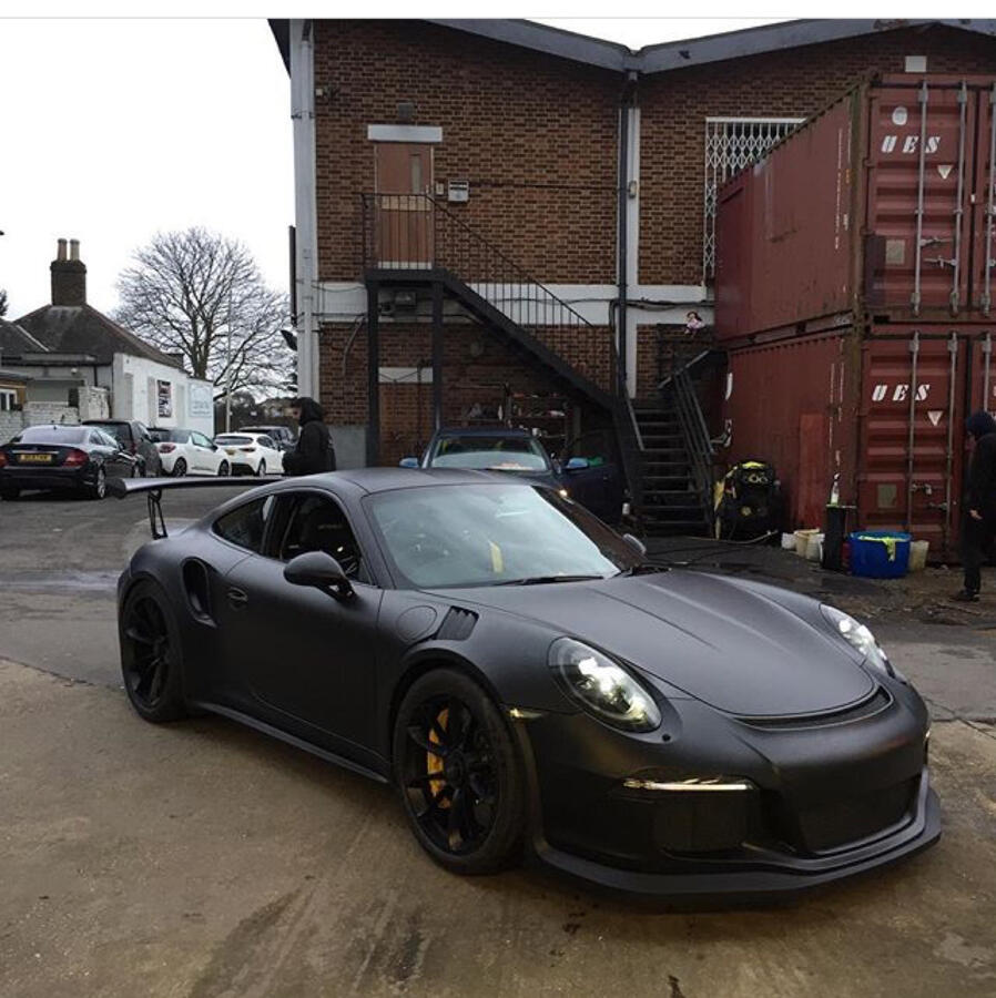 Gt3rs satin black wrap